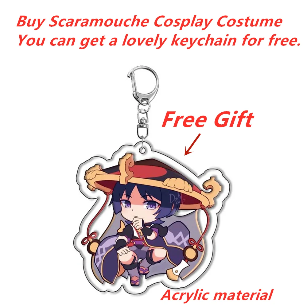 Scaramouche Kunikuzushi Balladeer Cosplay Anime Kleding Halloween Kostuums Voor Mannen Deguisement Garcons Fantasieën