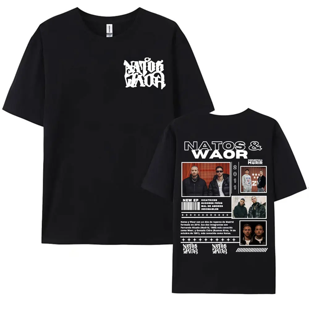 مغني الراب ناتوس ألبوم الموسيقى 2025 جولة الجرافيك بلايز للرجال النساء موضة الهيب هوب تي شيرت تقليدي عادية القطن تي شيرت #1