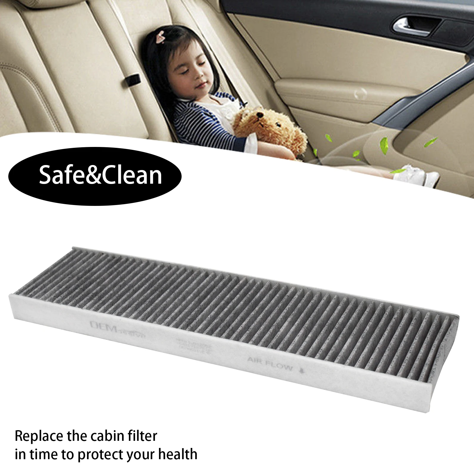 3x Cabin Air Filter AC For MINI Cooper R56 Clubman Clubvan R55 Convertible R57 Coupe R58 Roadster R59 Countryman R60 Paceman R61