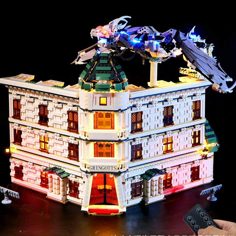 

Not Included Building Blocks LED Light Kit For Diagon Alley Bank 032101 DIY Toys Gift Only Lighting Set