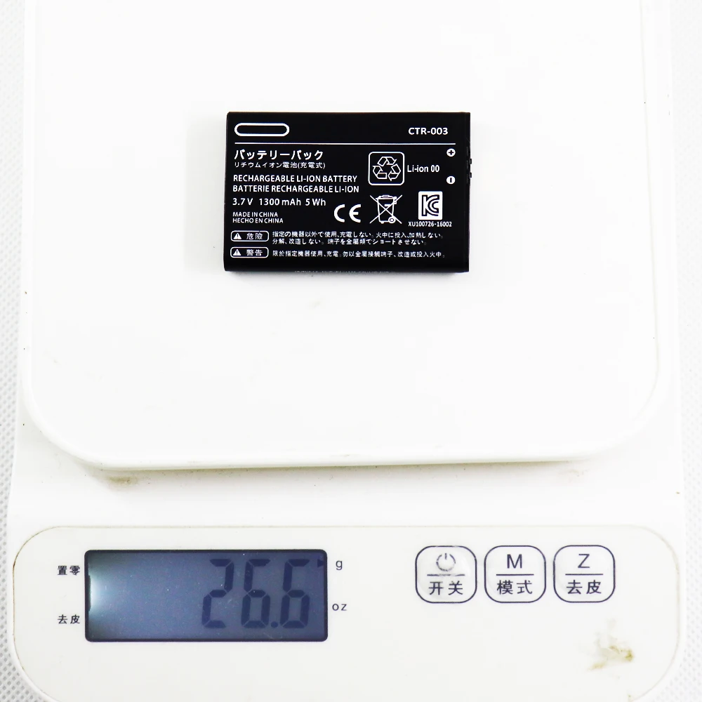 بطارية بديلة أصلية عالية الجودة CTR-003 بقدرة 1300 مللي أمبير في الساعة لوحدة تحكم نينتندو سويتش برو اللاسلكية 3DS 2DS XL