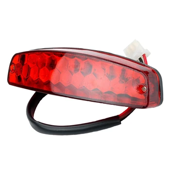 ATV 12V 3 Wire Brake Stop Light License Taillight Red for ATV Off Road Motorcycle Signal Lamp Accessories Car Lights 1