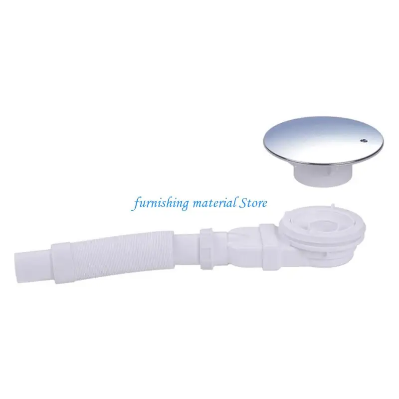 

Y5GD Flexible Drain Pipe for Bathroom Universal Sink Sewer Pipe P-Trap Hose Basins