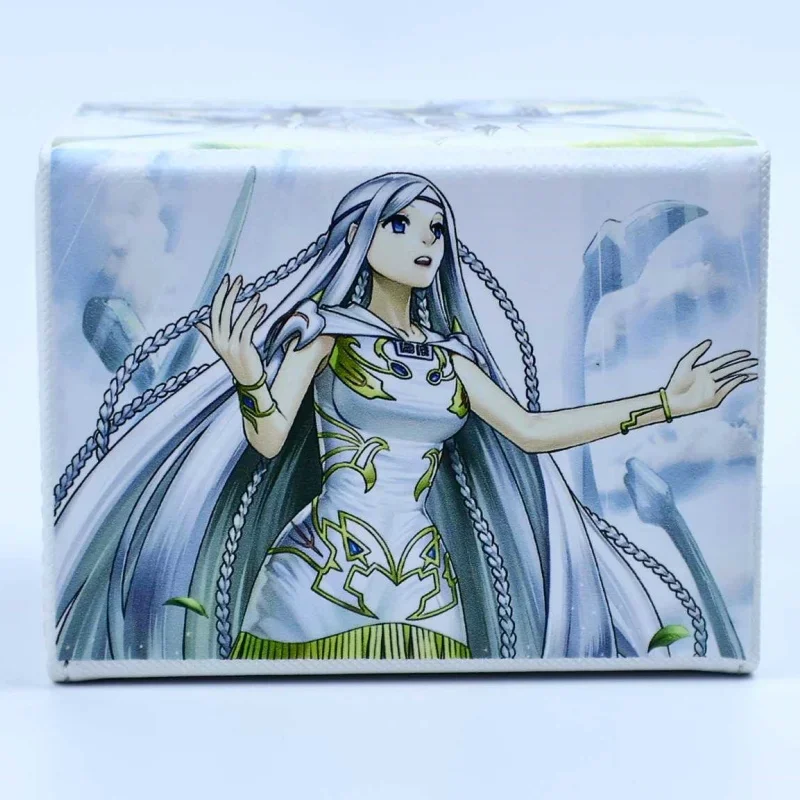 Yu-Gi-Oh! Card Case Maiden of White Prayers with Eyes Blue Tcg Diy Portable Collection Card Storage Box Action Toy Figures Gifts