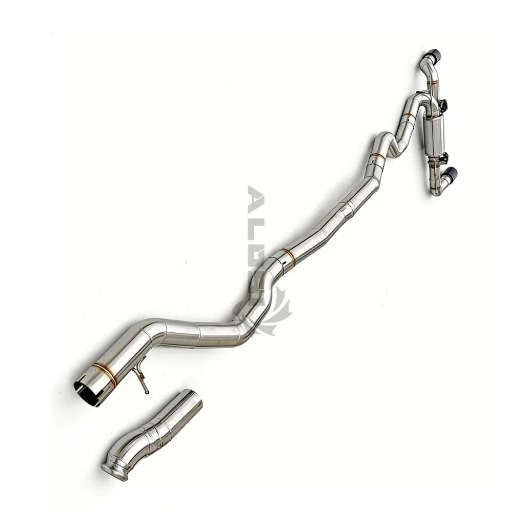

Stainless Steel Cat-Back Exhaust System With Exhaust Valve For BMW 340i B58 F30 3.0T 2016-2018 High Performance