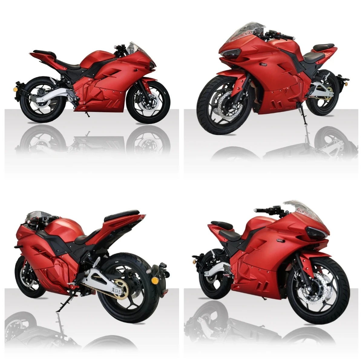 

STLF Luyuan Motorcycle Large Power 4000W And 72v 120Ah Racing Sport Electric Motorcycle For Adults