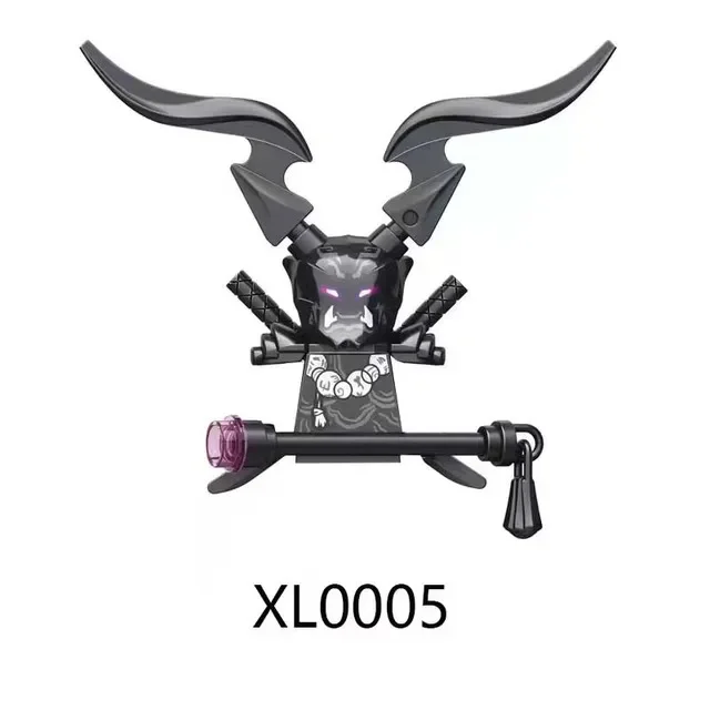 Ninja Cartoon Figure Bricks Morro Oni Omega Mini Building Blocks Assemble Model Doll Kids Boy Toys Birthday Gifts - Image 3