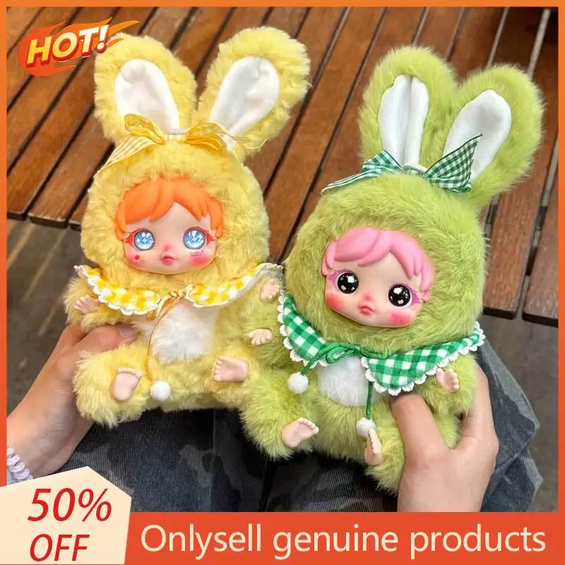

Аутентичные игрушки в слепой коробке Эми, серия Ai Little Rabbit, пушистый плюшевый брелок, кулон, дизайн, милая кукла для фестиваля, подарок