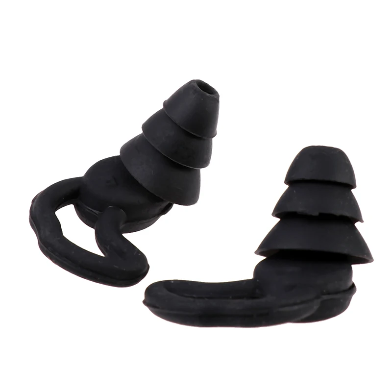 1Pair Soft Silicone Earplugs Noise Reduction Ear Plugs for Travel Study Sleep