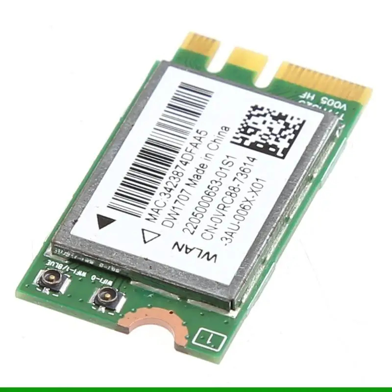

U55C 300M Wireless Bluetooth-compatible for M.2 WIFI Card For Dell DW1707 0VRC88 QCNFA335