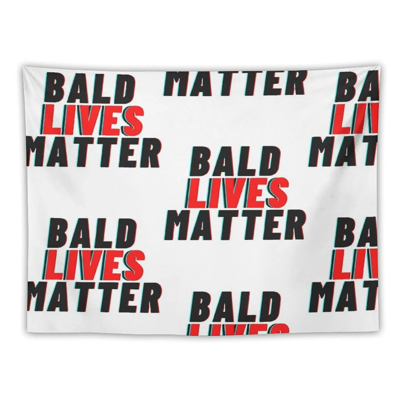 

bald lives matter Tapestry Wall Deco Room Decorator Room Decorations Aesthetic Room Decoration Korean Style Tapestry