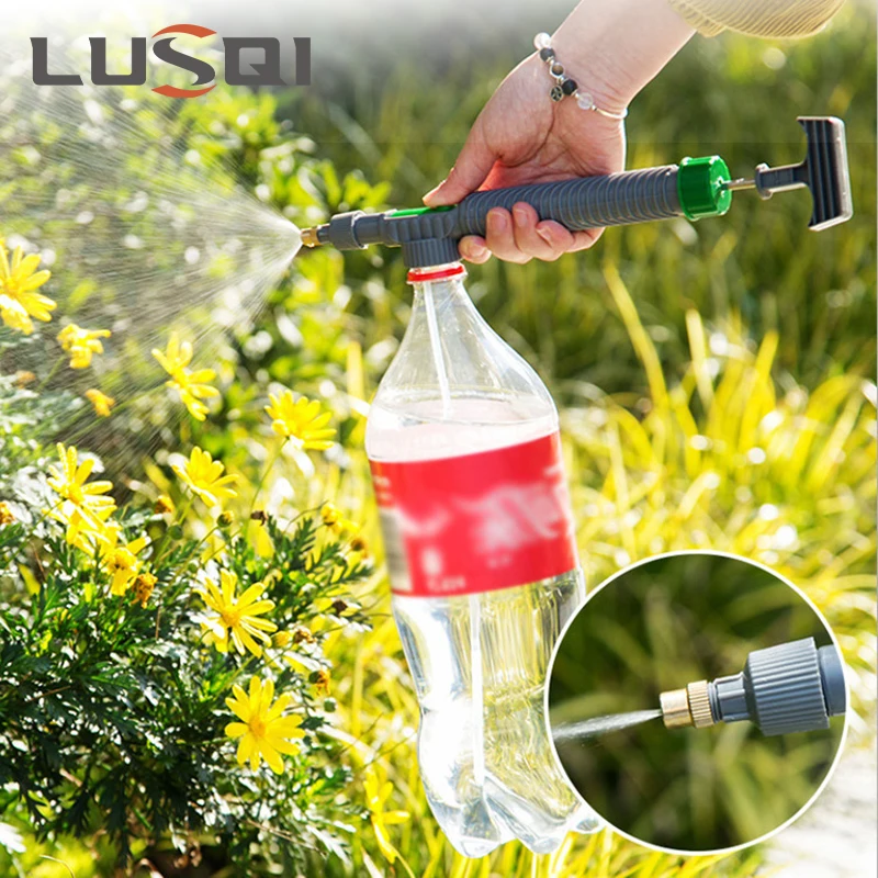 

LUSQI Gardening Watering Sprayer High-pressure Pneumatic Indoor Spray Beverage Bottle Small Hand Sprayer Adjustable Nozzle