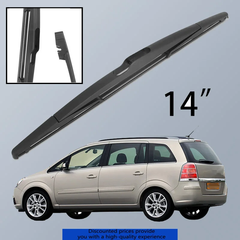 

14" Rear Windshield Windscreen Washer Wiper Blade For Opel Vauxhall Zafira B Mk2 2005-2011 Car Accessories