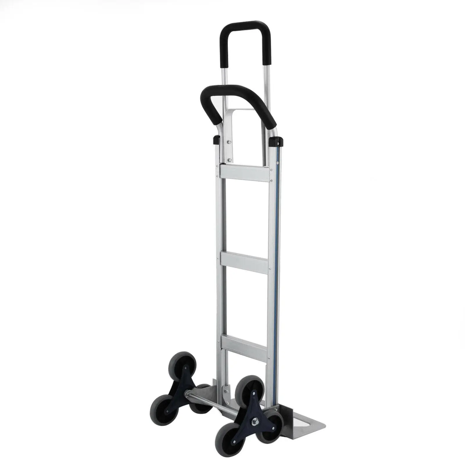 Folding Hand Truck for Transport and Moving in Warehouse and Supermarket Aluminum Heavy Duty Collapsible Dolly Cart 2in 1