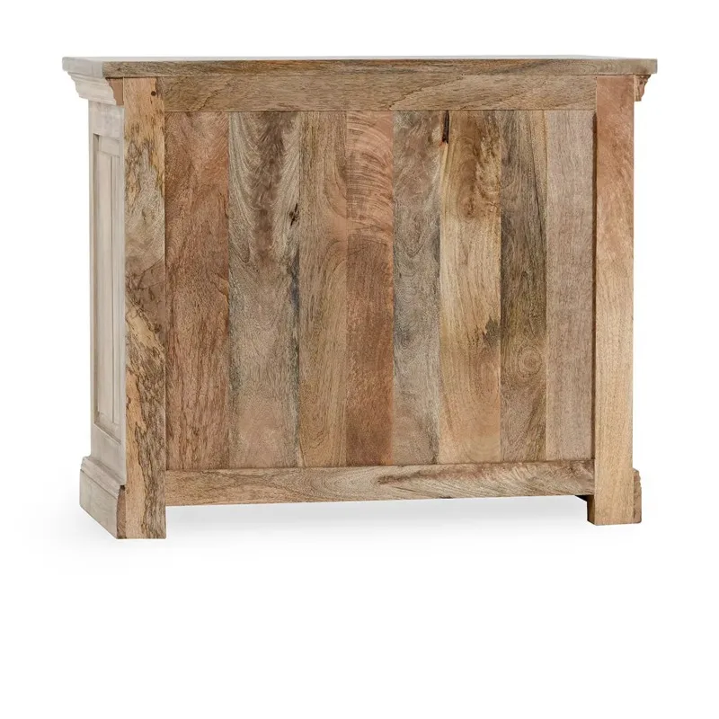 طاولة سرير خشبية عالية الجودة ذات درج مزدوج، مناسبة للاستخدام المنزلي أو المستشفى، مناسبة لأثاث الشقق #6