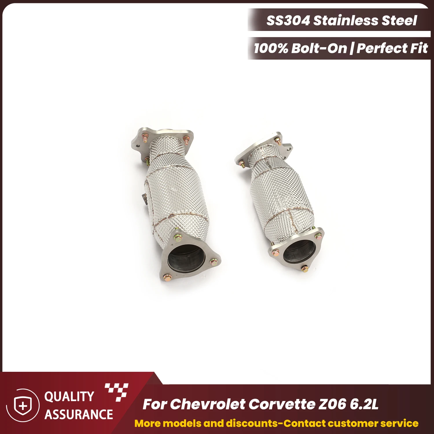 

Спортивный даунпайп ECCF с теплозащитным экраном для Corvette Z06: агрессивный звук, высокая производительность, простая установка