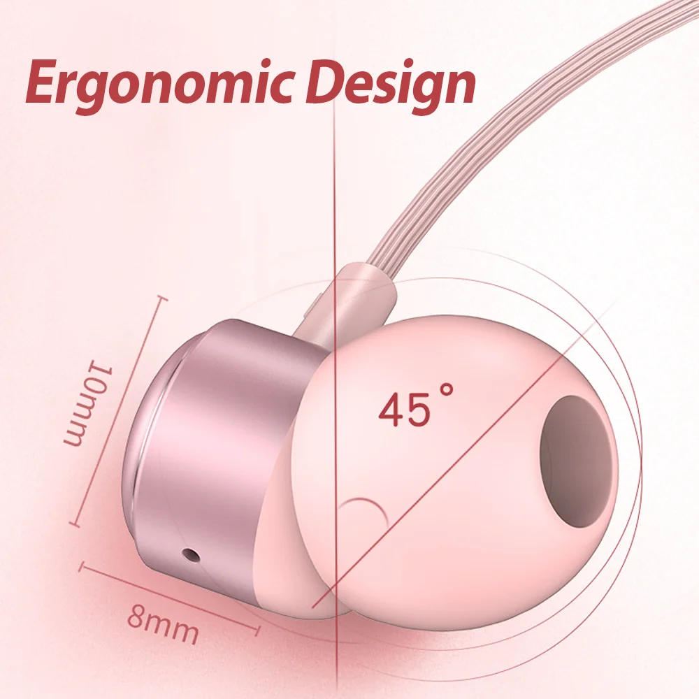 USB C Headphone HiFi Bass Stereo Volume Control Mic Type C 3.5mm Wired Earbuds For Galaxy S25 S24 S23 Ultra iPhone 16 15 Pro Max