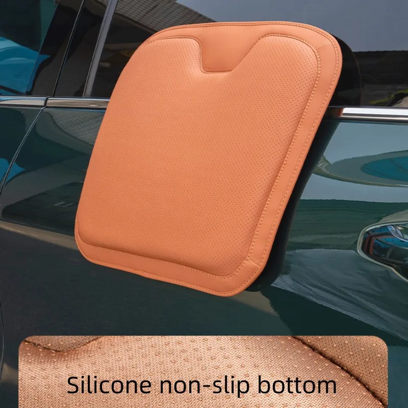 Universal Car Seat Support Cushion Breathable Leather Car Seat Cover Luxury Car Office Chair Non-slip Mat Interior Accessories