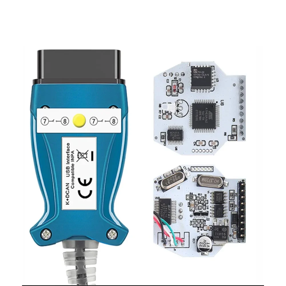 Best Quality Full Chip For BMW K DCAN K+CAN FTDI Chip USB Diagnostic Interface INPA Compatible For BMW Series New Design