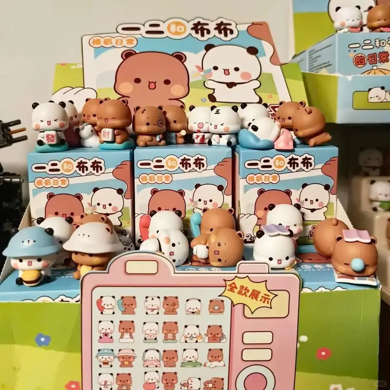 

Hot Yier And Bubu V3 Фигурка слепой коробки Bubu And Dudu Таинственный сюрприз Фигурка Пара Ежедневная серия Модель Кукла Игрушка Рождественские подарки