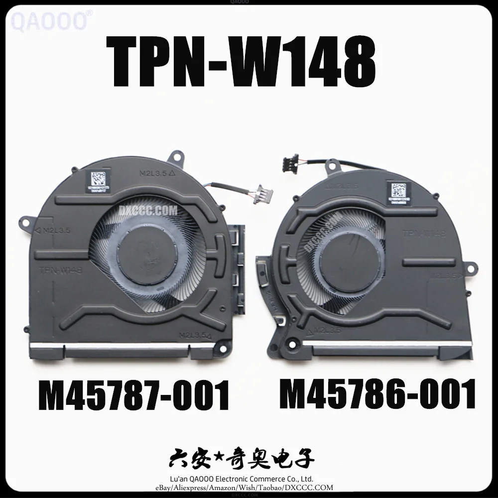 M45786-001 M45787-001 FOR HP TPN-W148 17-CH 17t-CH 17-CH0003CA 17-CH0020NA 17-CH0500SA  17-CH0085NG 17-CH0011NR CPU COOLING FAN