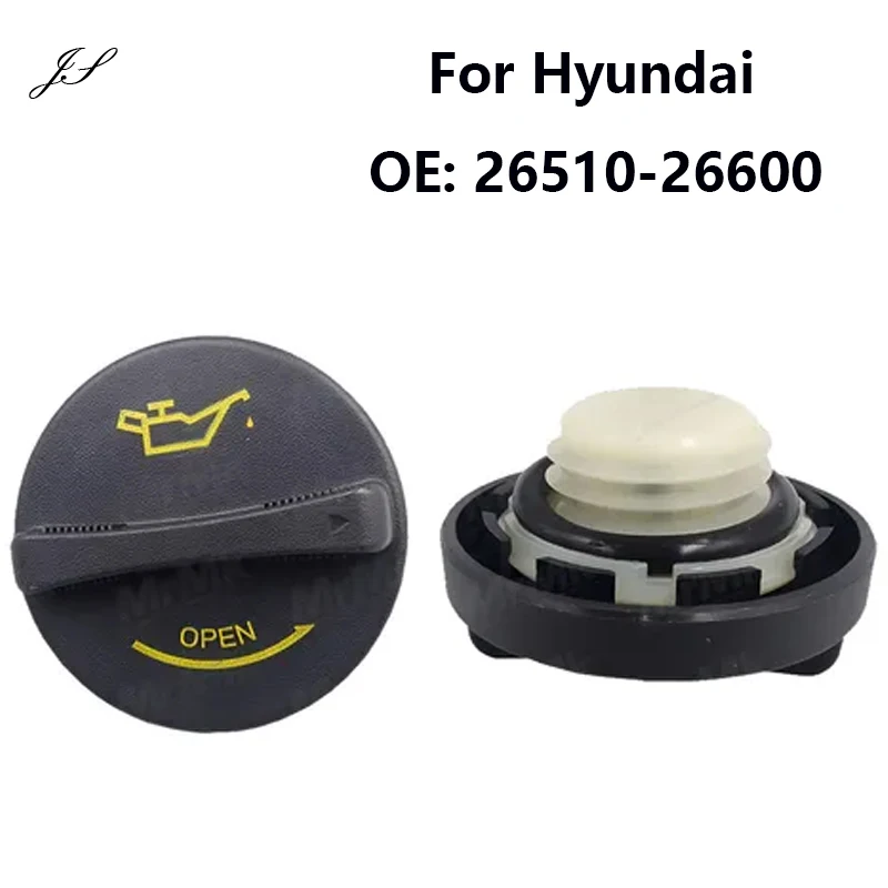 

Car Oil Filler Cap Vehicle Engine System 26510-26600 For Hyundai I10 I20 I30 For Ix20 Ix35 Ix55 For Tucson Oil Filler Cap Cover