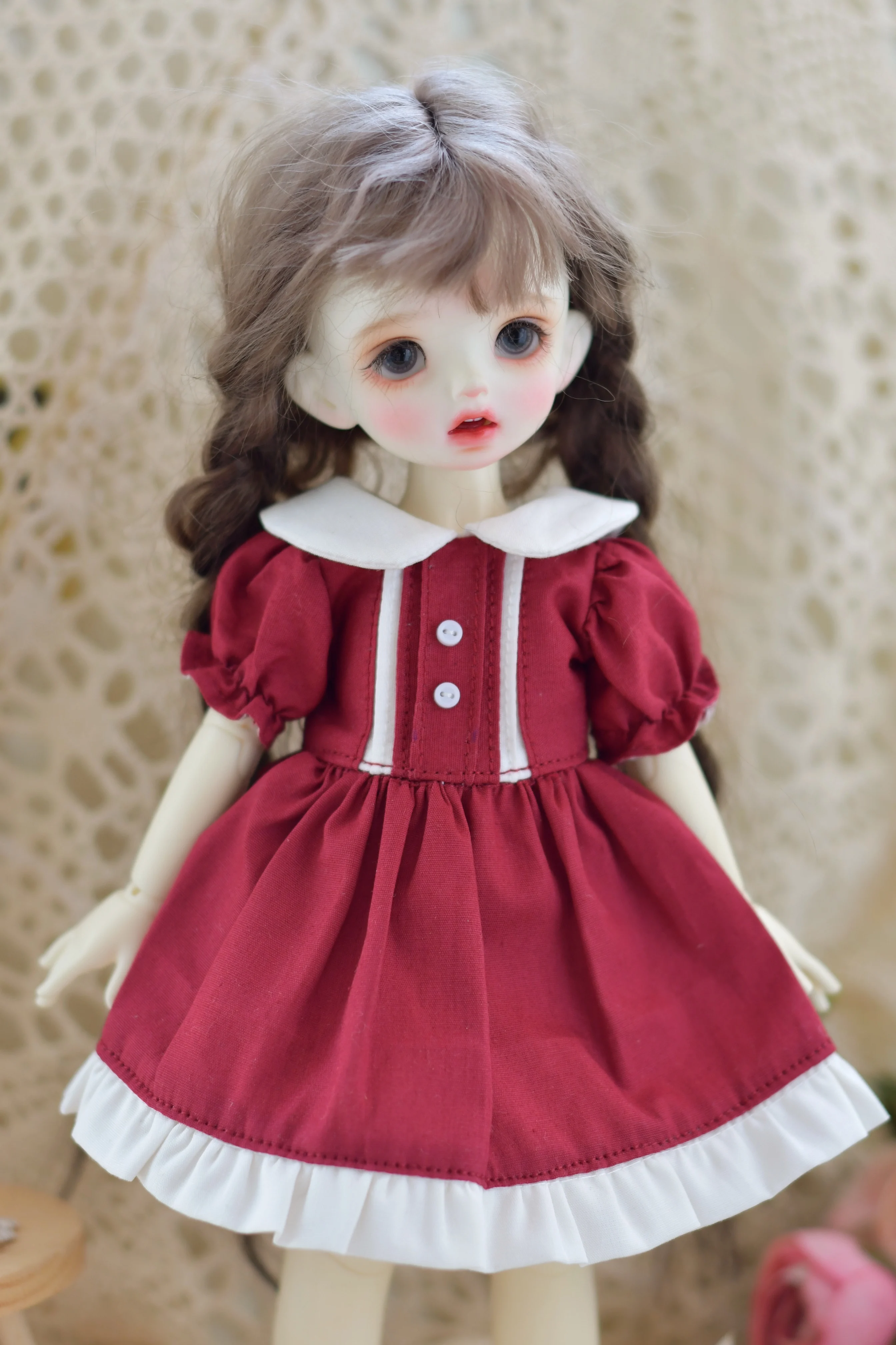 

New in Blythe clothes 1/6 30cm Short sleeves simple skirt bjd toys cloth