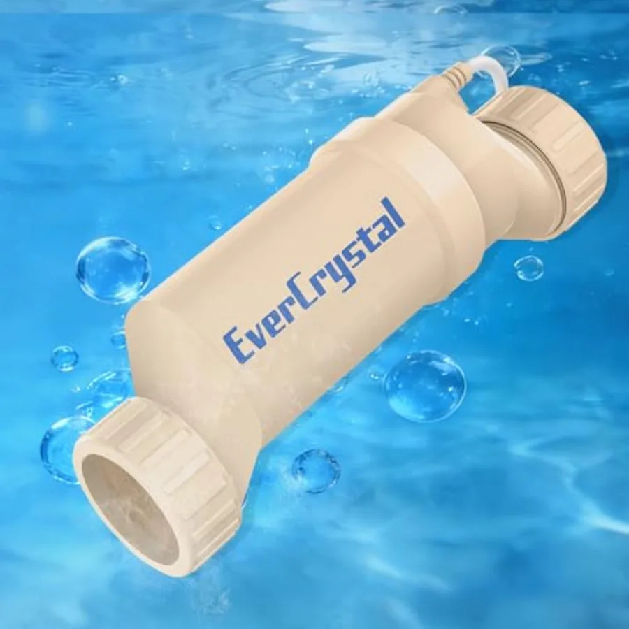 

Salt cell for pool: T-15 compatible, titanium plates with ruthenium oxide coating, silver-gray finish, fits 40, 000-gallon in-g