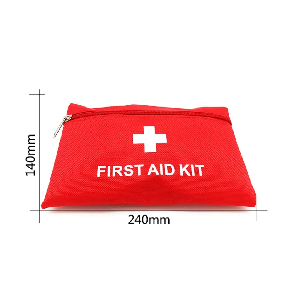 مجموعة أدوات الإسعافات الأولية مكونة من 13 قطعة: طقم طوارئ محمول للبقاء على قيد الحياة في البرية في الهواء الطلق، والمنزل والسفر، مع مستلزمات العناية بالجروح