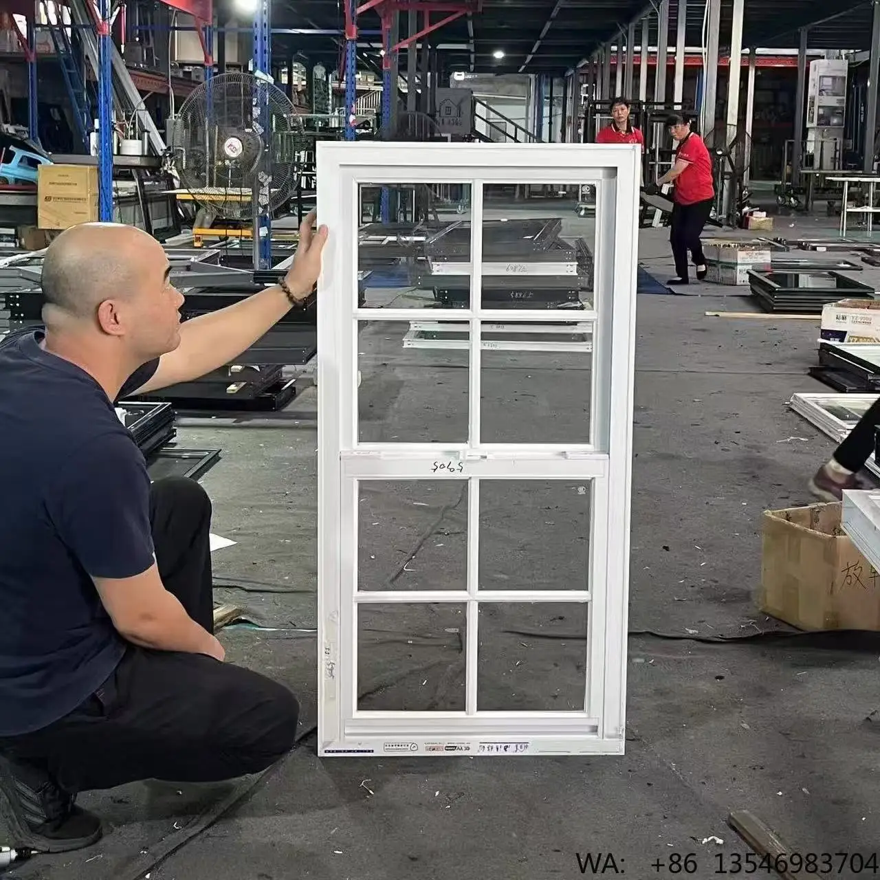 

OGUPIN DIY Sliding Window with Aluminium Frame for Shed or Home