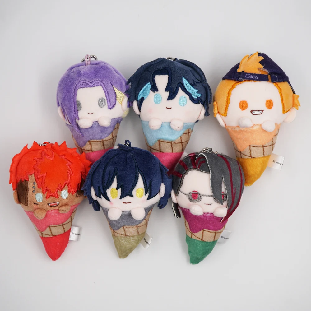 Paradox Live Anime VISTY AOI KUREHA SHOGO YAMATO BATTLER BAEK CHUNGSUNG Icecream Cute Plush Keychain Toy