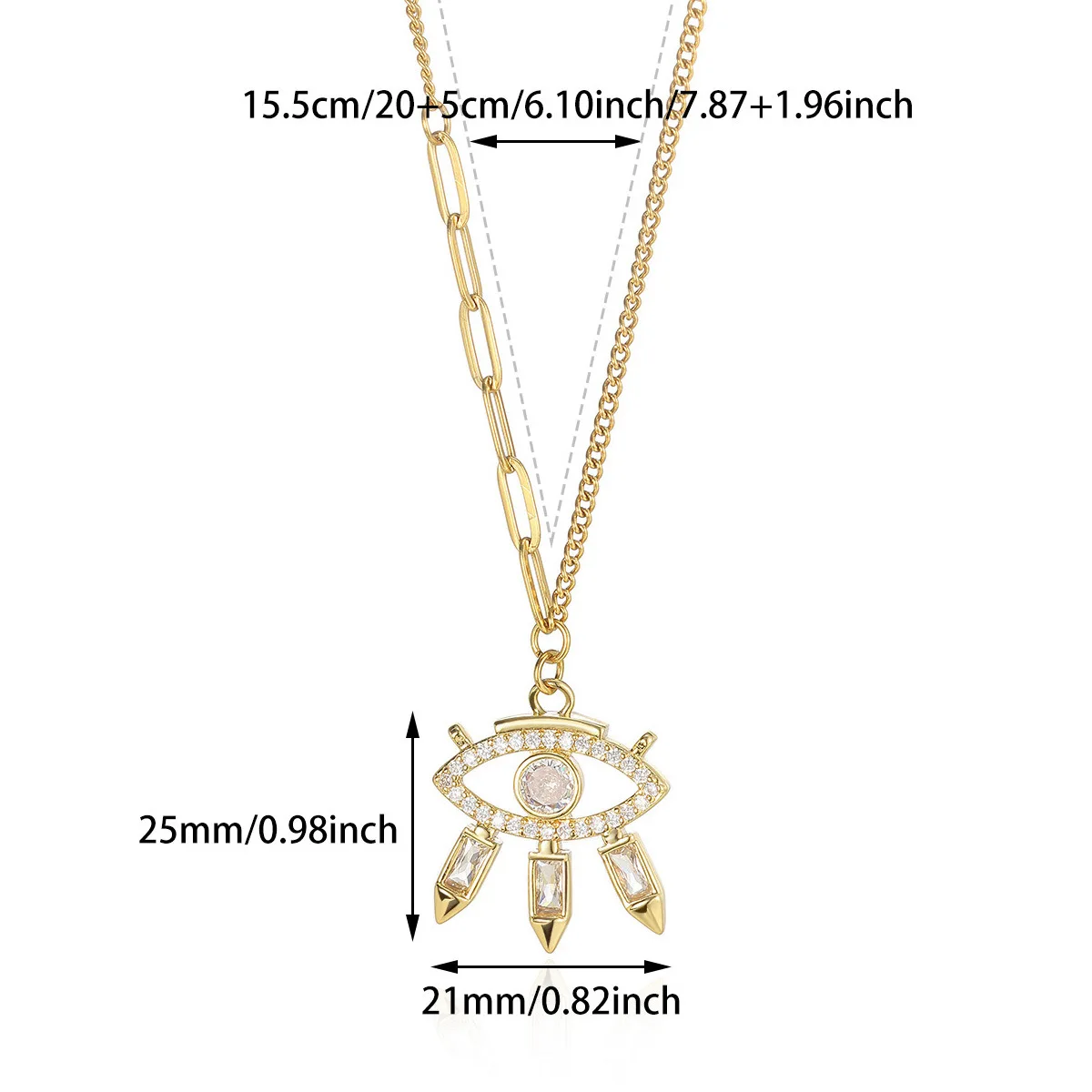 EILIECK 316L Edelstahl Mond Stern Krabbe Fisch Anhänger Halskette für Frauen Neue Trendige Wasserdichte Kreative Halskette Schmuck – Detail 12