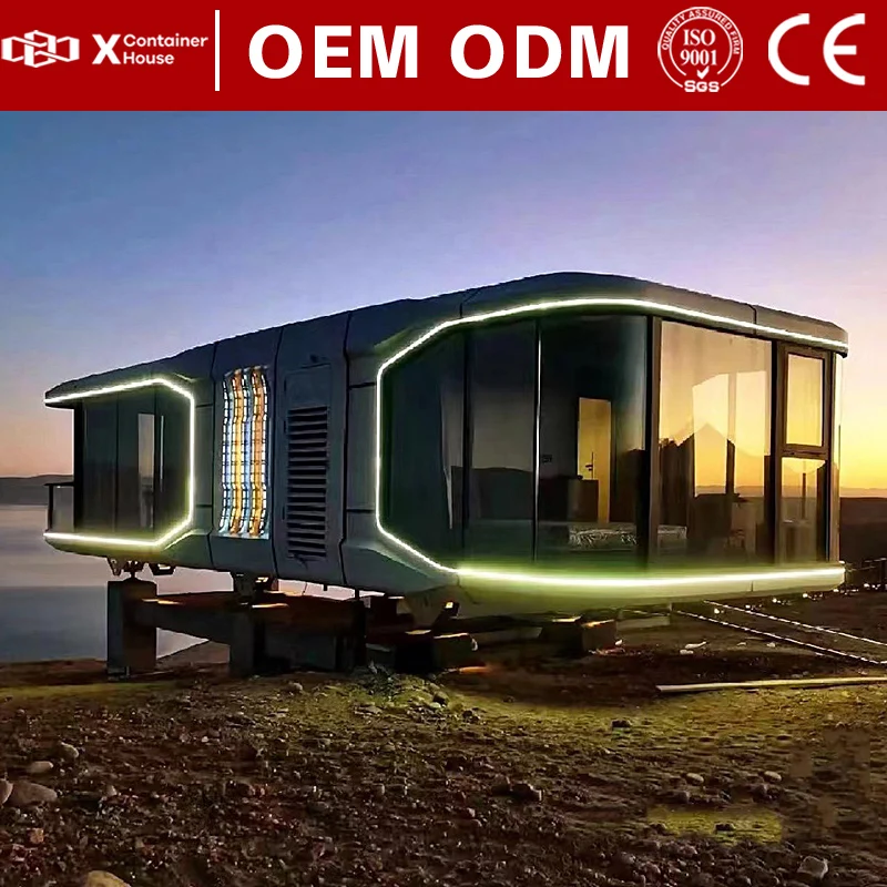 For Country House Capsule Outdoor Prefabricated Hotel Rooms Luxury Prefbricted Vill a Frame Pre Fab House Modular Home Houses