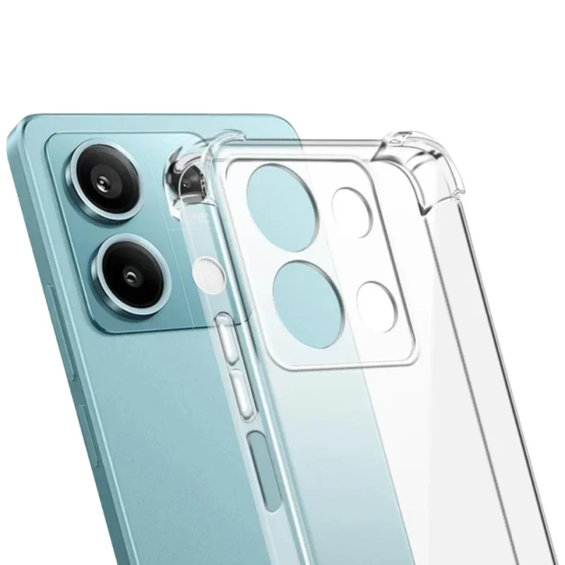 Shockproof Silicone Case For Xiaomi Redmi Note 13 12 12S 12T 11 11T 11S 10 10S Pro Plus Pro+ 4G 5G Clear Soft Ultra Thin Shell