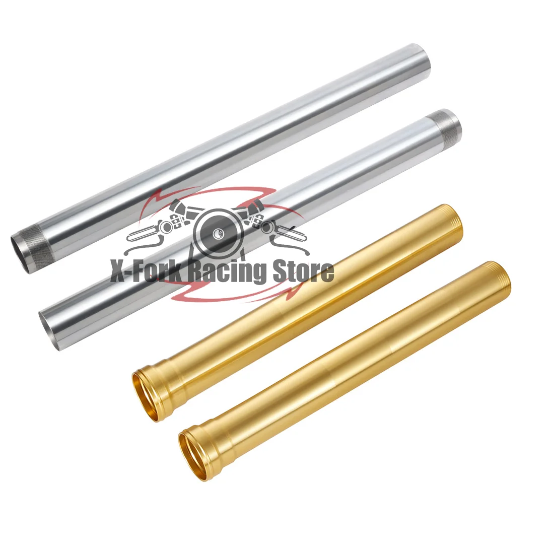 Front Fork Inner Tubes Outer Pipes Set For BMW S1000RR 2008-2014 S1000R  2013-2016 R nineT 2015 HP4 2012-2014 46x522mm 490mm