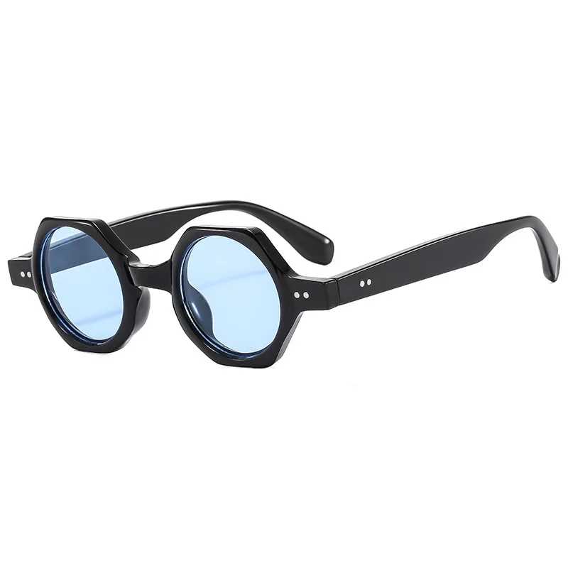 Neue Mode Polygon Quadrat Sonnenbrille Frauen Candy Farbe Runde Linsen Brillen Shades UV400 Männer Sonnenbrille Kühlen Fahren Brillen – Detail 6