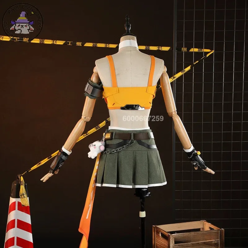 

Overwatch Street Fighter 6 Mercy Angel Cosplay Costume Set Role-play As Character Collaboration Formal Outfit Two-dimensionalx;2