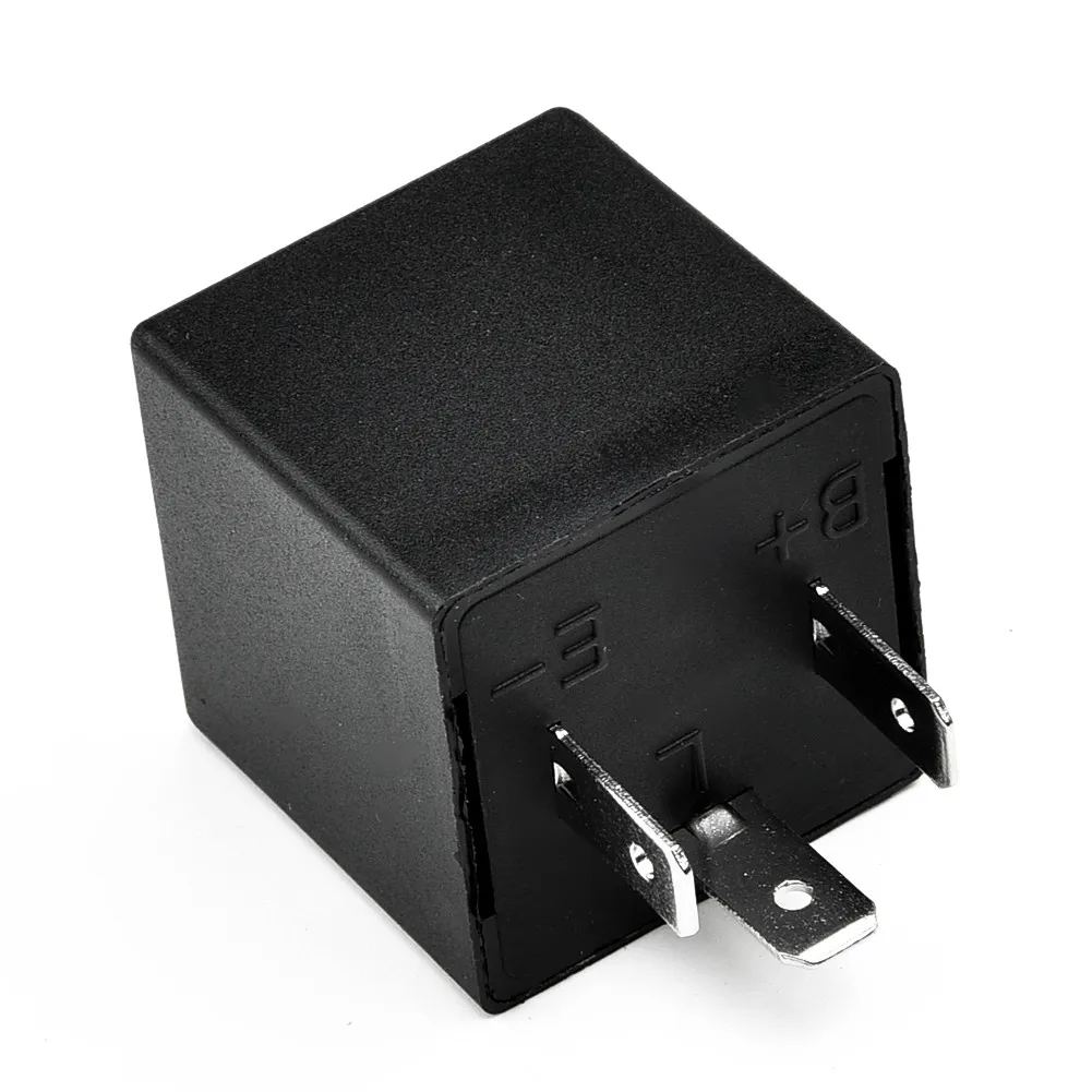 

High Quality Flasher Relay Relay Part LED 12V 1pcs 3 Pin 3-Pin Pratical Accessory Assembly Nice Adjustable Cars