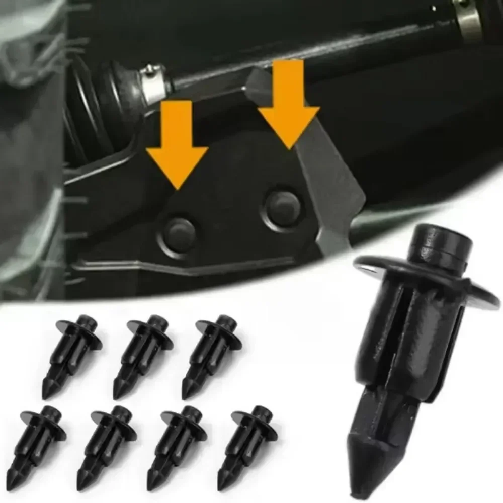 10/100pcs Plastic Bicycle Fairing Rivet Setting Panel Fastener Clips For Honda For Suzuki For Kawasaki Car Fenders Bumpers Clips