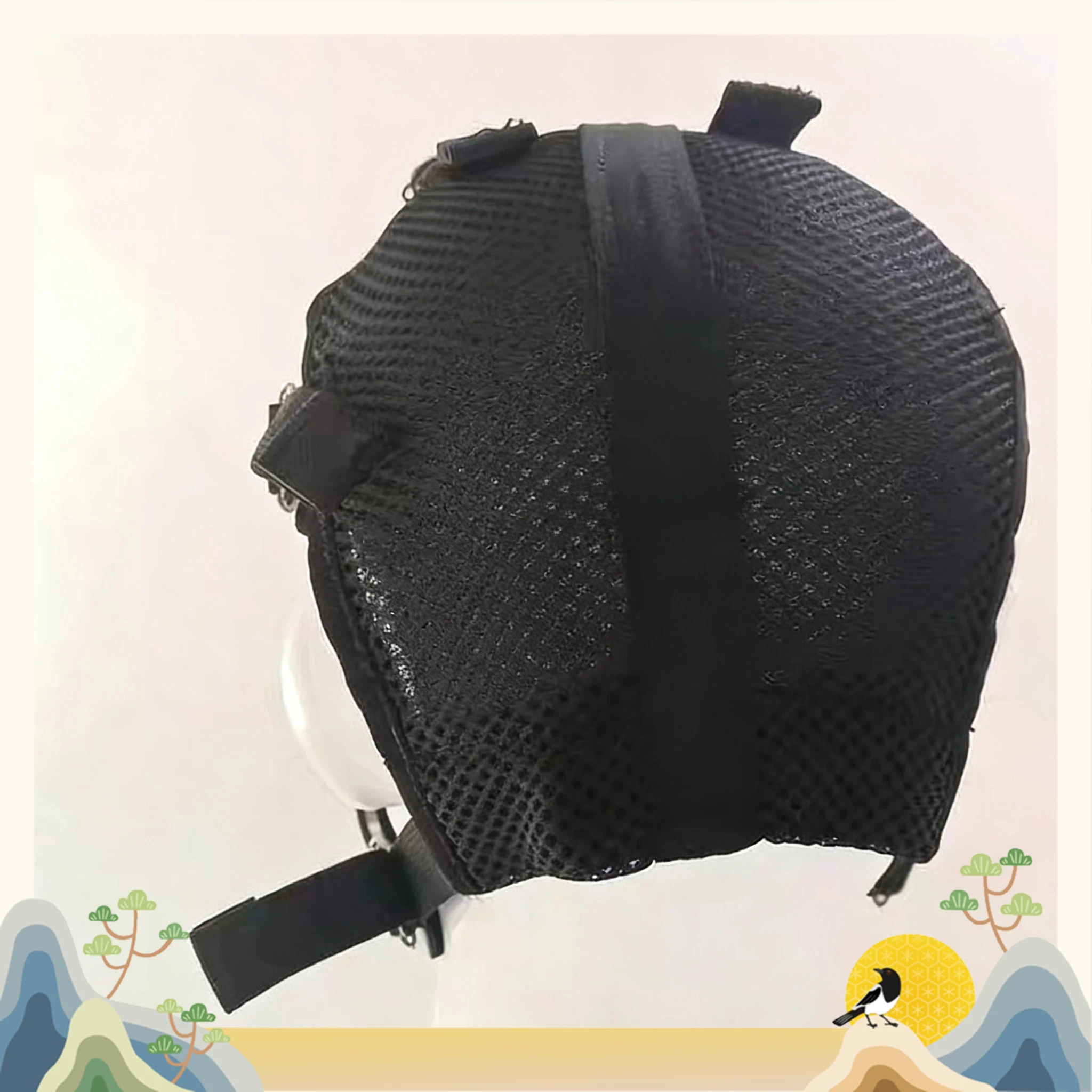 09A Gas Mask 6-point Claw Mesh Pocket Headband 0805 Headband Mesh Breathable Accessories