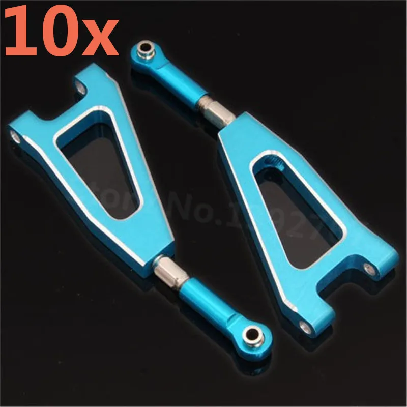 10Pcs/Lot HSP 860002 60004N Upgrade Parts For 1/8 RC Model Car Front Upper Suspension Arm Truck Upgrade Parts CNC