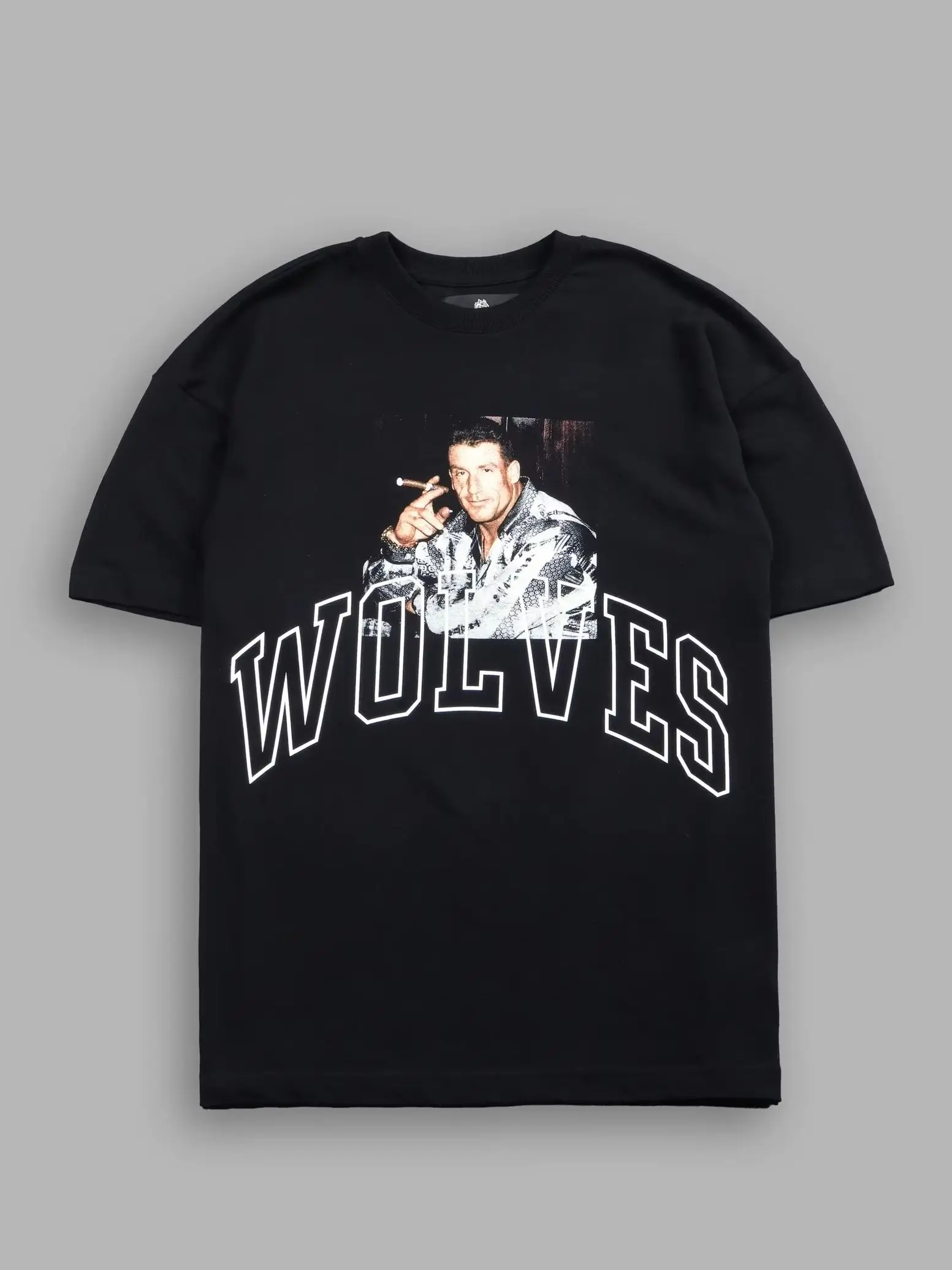 Wolves Dorian Graphic T-shirt Men Heavy Cotton Oversized Gym Fitness Short Sleeve Tee Streetwear Bodybuilding Top Unisex US SIZE