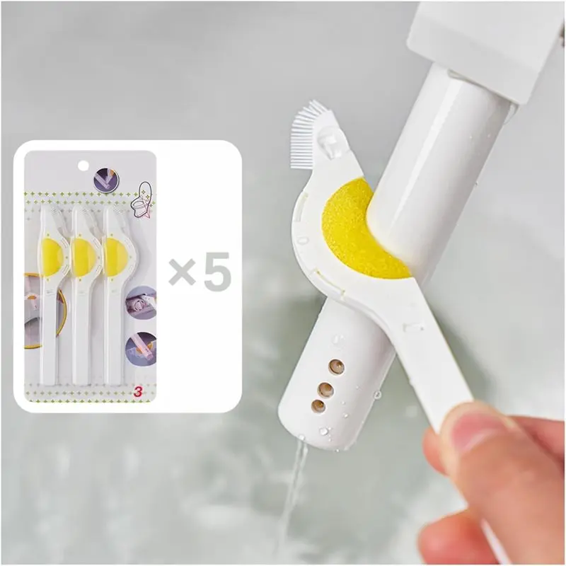 

ABVJ-15 Pack 3 In 1 Smart Toilet Seat Water Sprayer Electric Bidet Seat Nozzle Brush Set