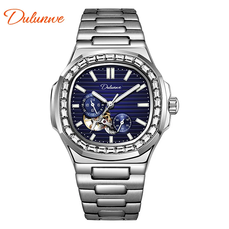 

Durenwe Men's Automatic Mechanical Watch 2025 Season New Fashionable Sporty Skeleton Luminous Men's Wristwatch