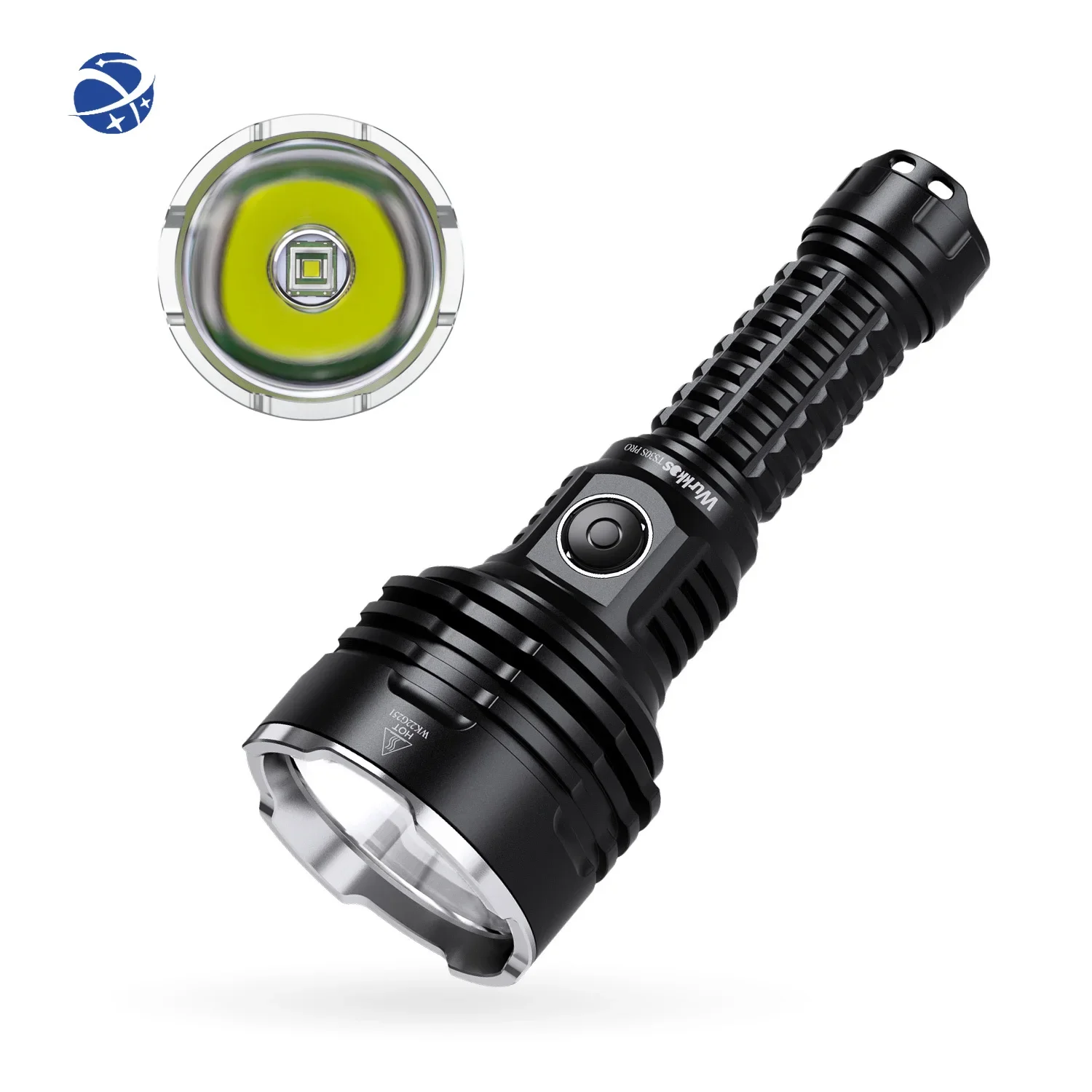 High Lumen 1089M  Long Beam Distance Torch Rechargeable SBT90.2 LED Flashlight Spotlight with Low Voltage Protection