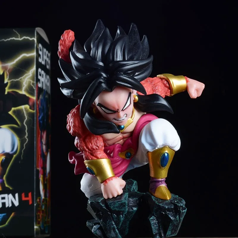 14ซม. ดราก้อนบอล Z dbz ตุ๊กตาตุ๊กตาขยับแขนขาได้รูปสัตว์ Super Saiyan SON goku broli Super Four PVC modle Toys ของขวัญฟิกมา