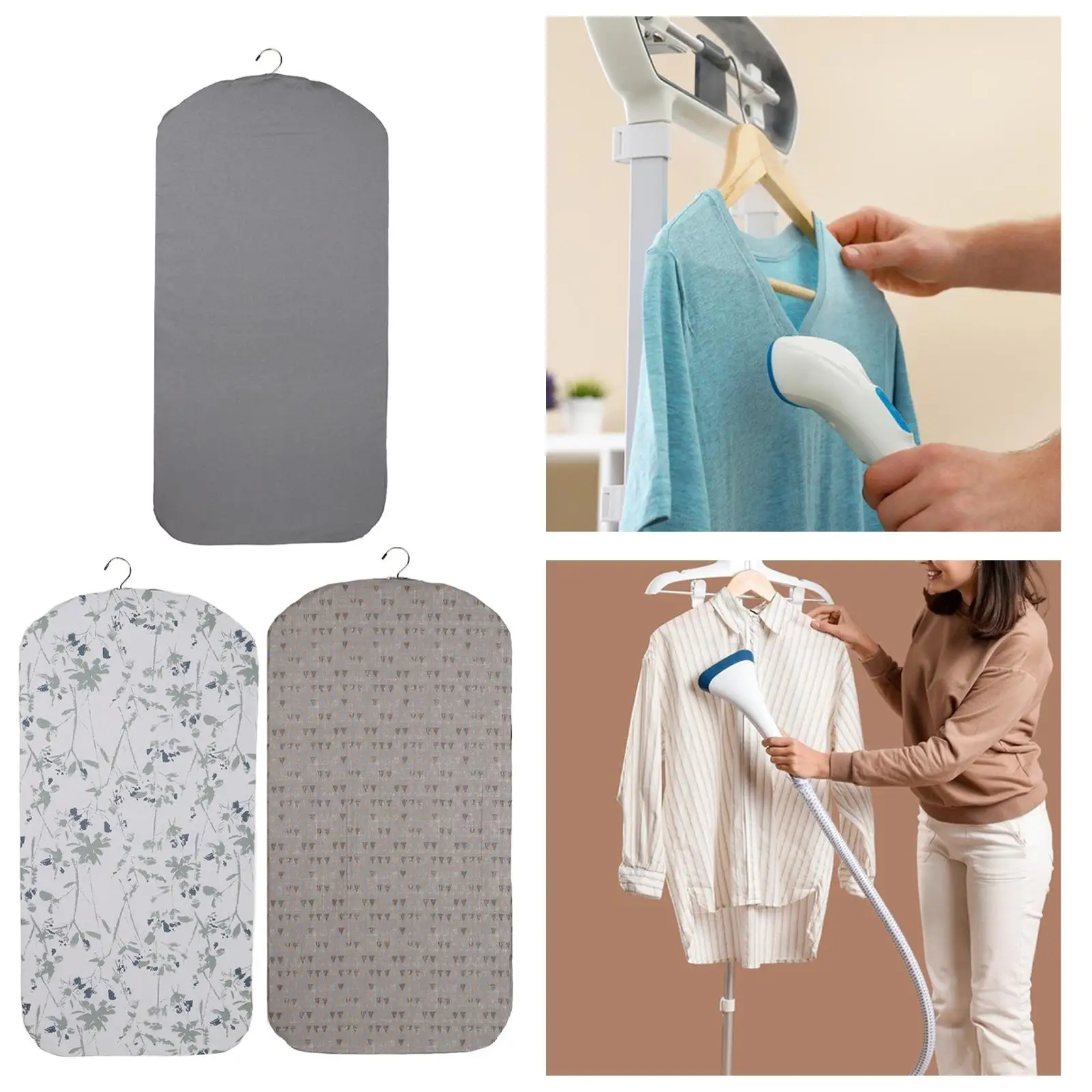 

Hanging Ironing Board Convenient for Handheld Steamer Accessory Ironing Mat Pad for Dorm Traveling Sewing Room Laundry Room