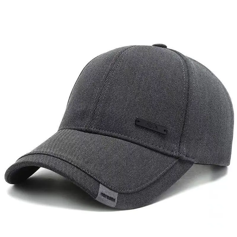 Unisex Hua Label Baseball Caps Hip Hop Cap Spring and Autumn Outdoor Adjustable Casual Hats Sunscreen Hat