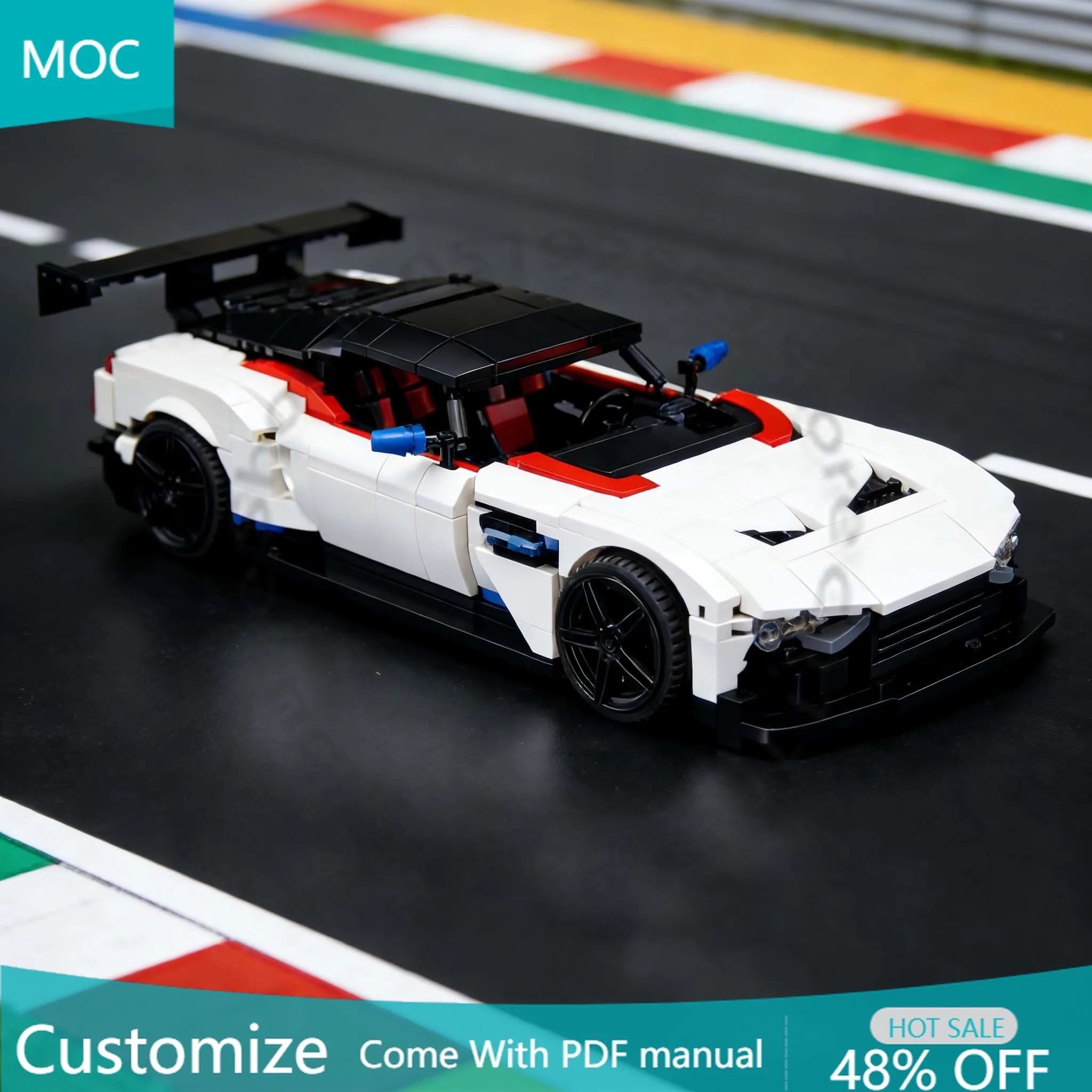 

1137 PCS Build Your Dream Car Vulcan MOC Customize Modular Building Block Technology Creative Design DIY Boys Toy Christmas Gift