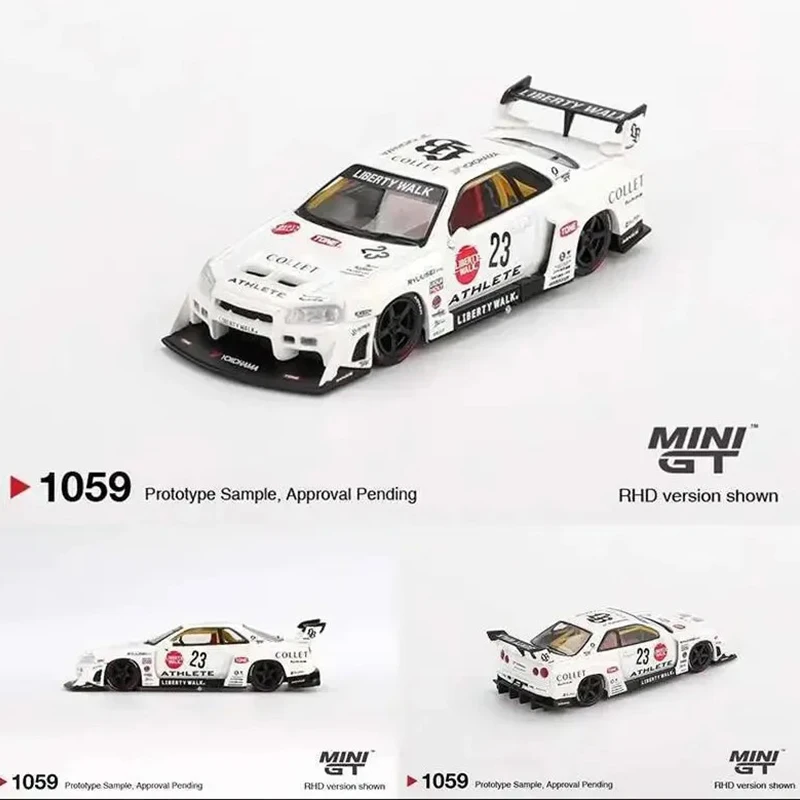 MINIGT 1:64 C X75 750IL LB WORKS アバルト 595 アバス ワークス ファイターズ ER34 ランチア ストラトス HF ダイキャストカーモデル おもちゃ 1050 1059 1064